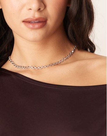 open circle link chain necklace 18